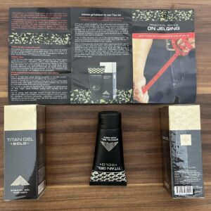 ژل حجم دهنده و تقویت نعوظ اقایان تیتان گلد روسیه بروشوردار 50میل درجه 1(فروش ویژه)